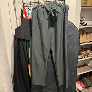 Grace Karin Dark Gray Women's Trousers